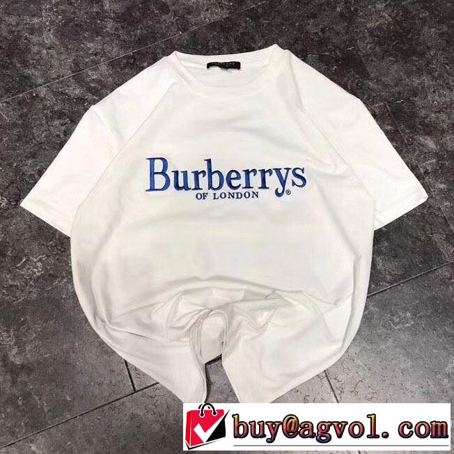 2018春夏新作 人目を引く存在感 半袖Tシャツ  バーバリー BURBERRY 2色可選 薄手