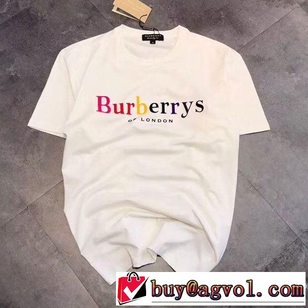 2018春夏新作 人目を引く存在感 半袖Tシャツ  バーバリー BURBERRY 2色可選 薄手