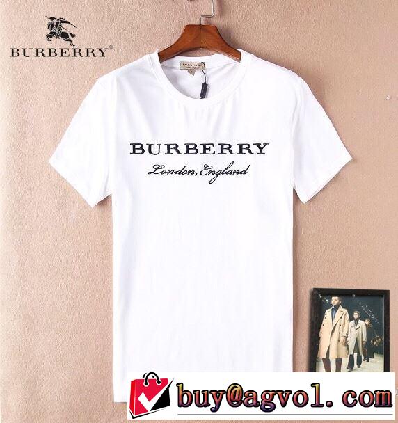 半袖Tシャツ バーバリー BURBERRY 4色可選 柔らかい手触り 2018春夏新作 欧米韓流
