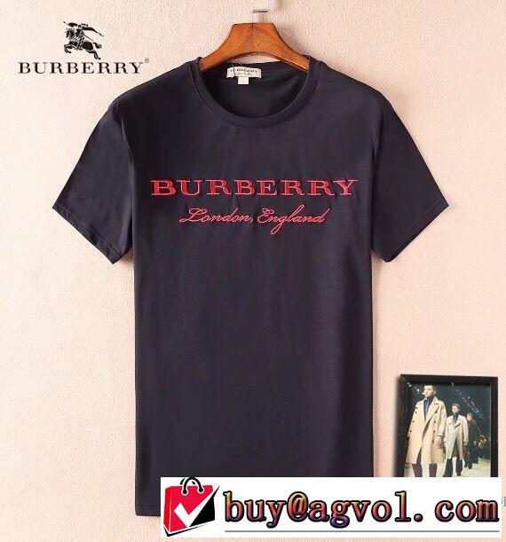 半袖Tシャツ バーバリー BURBERRY 4色可選 柔らかい手触り 2018春夏新作 欧米韓流