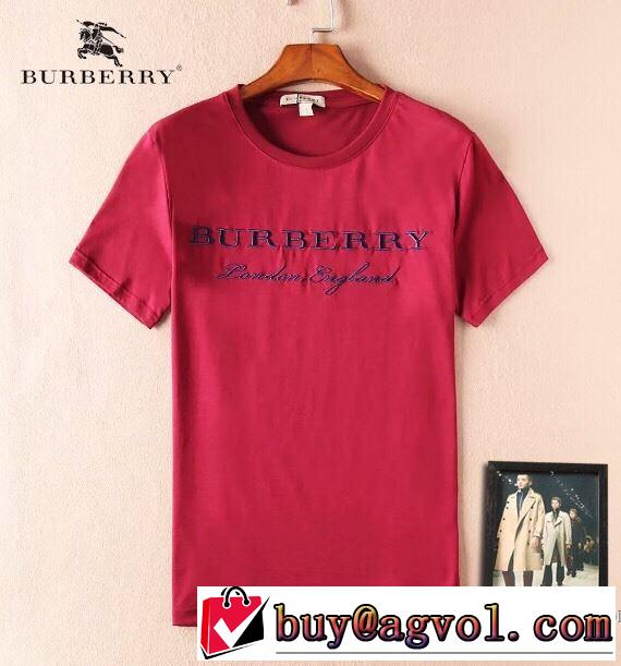 半袖Tシャツ バーバリー BURBERRY 4色可選 柔らかい手触り 2018春夏新作 欧米韓流
