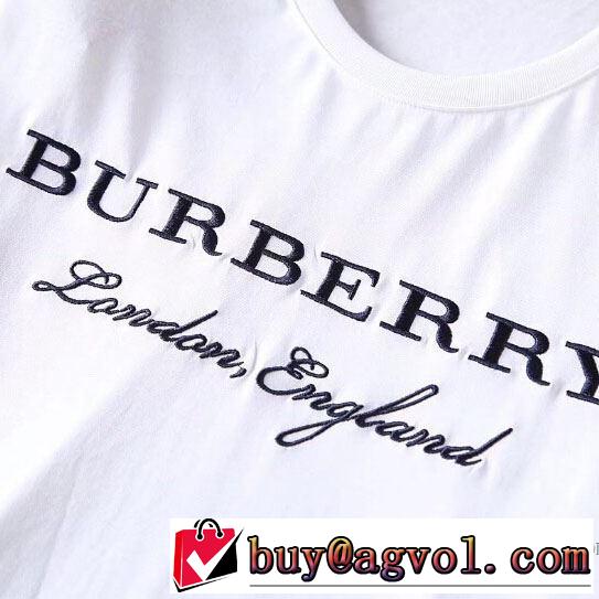 半袖Tシャツ バーバリー BURBERRY 4色可選 柔らかい手触り 2018春夏新作 欧米韓流