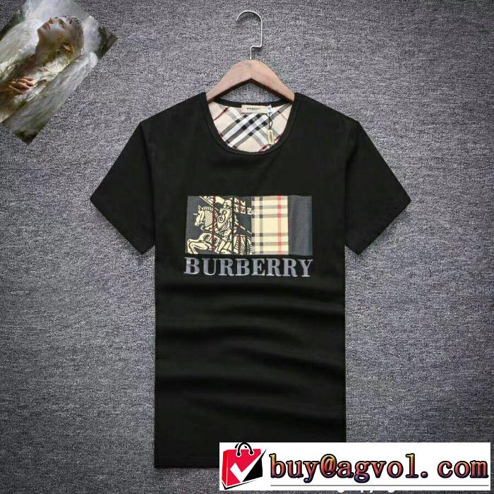 2018最高ランキング 半袖Tシャツ 3色可選 主役級のアイテム バーバリー BURBERRY