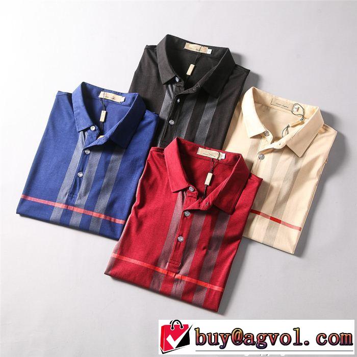 高感度アイテム バーバリー BURBERRY 2018年春夏入荷 半袖Tシャツ 4色可選