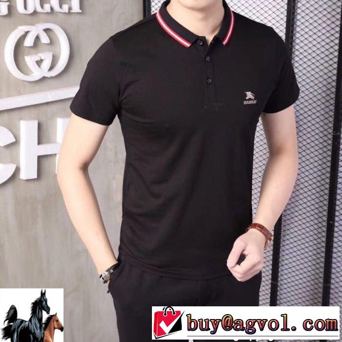 バーバリー BURBERRY 3色可選 美品*入手困難 半袖Tシャツ 2018新品入荷