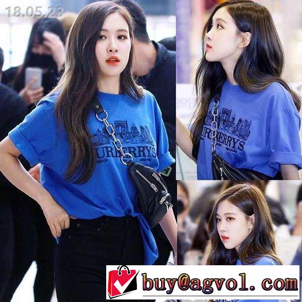  2018最高ランキング バーバリー BURBERRY 超人気美品 男女共通 半袖Tシャツ 定番品質保証