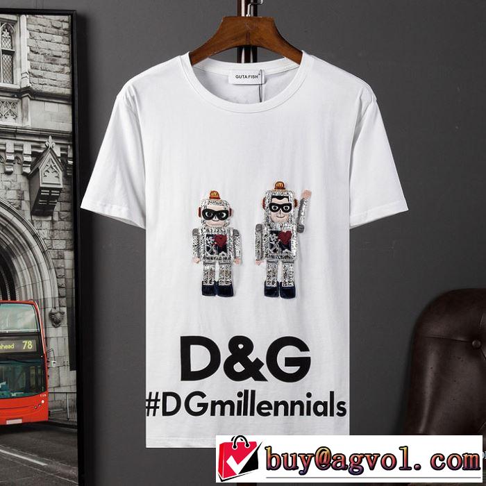 ドライ 半袖Tシャツ 2018春夏新作 ドルチェ＆ガッバーナ Dolce&Gabbana 大絶賛の履き心地!