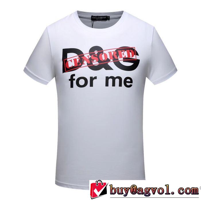 半袖Tシャツ 2色可選 履き心地 ドルチェ＆ガッバーナ Dolce&Gabbana 2018春夏新作 クールビズ