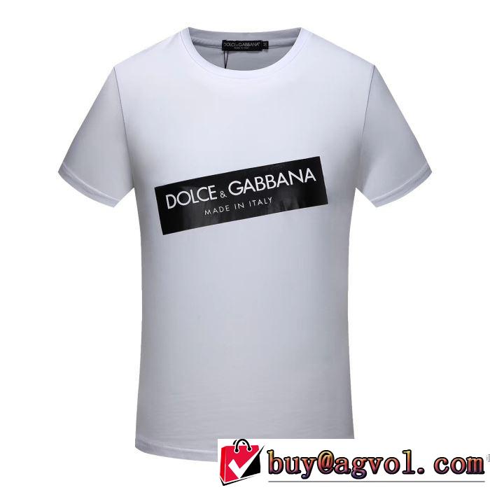  ドルチェ＆ガッバーナ Dolce&Gabbana カジュアル 2018春夏新作 半袖Tシャツ 3色可選 在庫を確保
