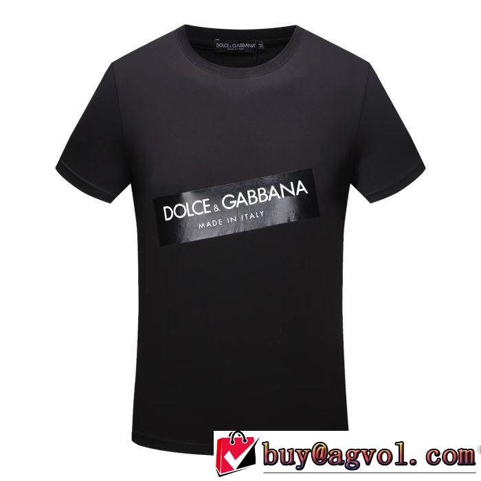 ドルチェ＆ガッバーナ Dolce&Gabbana カジュアル 2018春夏新作 半袖Tシャツ 3色可選 在庫を確保