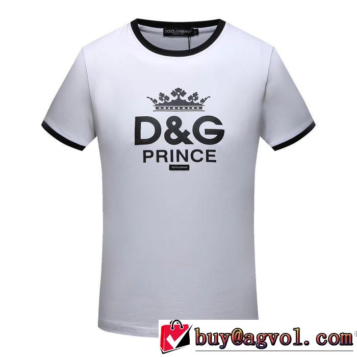 格好良いアイテム 半袖Tシャツ ドルチェ＆ガッバーナ Dolce&Gabbana 柔らかい手触り 2018春夏新作