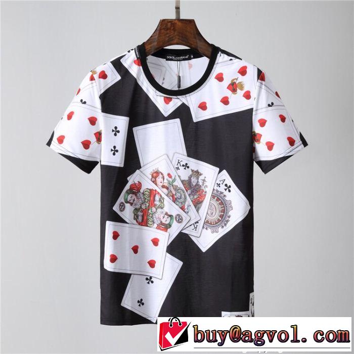 2018【SALE！】 半袖Tシャツ 人目を引く存在感 ドルチェ＆ガッバーナ Dolce&Gabbana