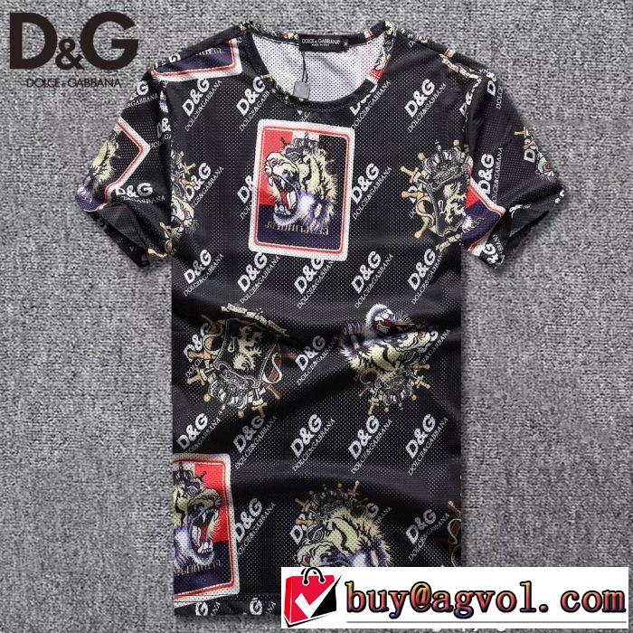 半袖Tシャツ 2018最安値！ ドルチェ＆ガッバーナ Dolce&Gabbana 2色可選 目前の注目ブランド