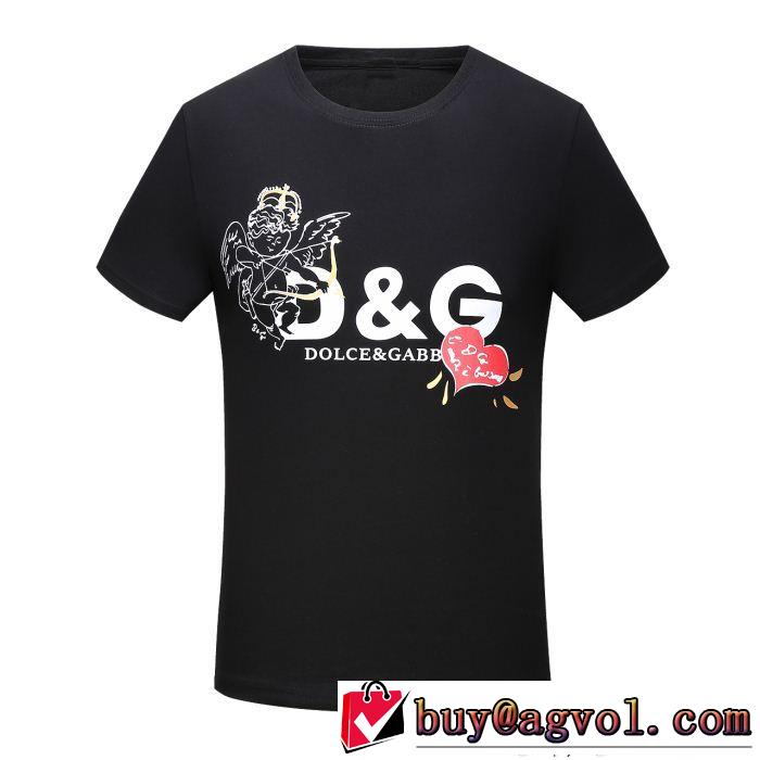 長く使える！ 半袖Tシャツ 2018人気の主流アイテム ドルチェ＆ガッバーナ Dolce&Gabbana 2色可選 品良く