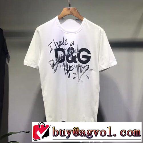 2018夏の定番新品到来! 半袖Tシャツ 人気急上昇中 ドルチェ＆ガッバーナ Dolce&Gabbana  すっかり定番化