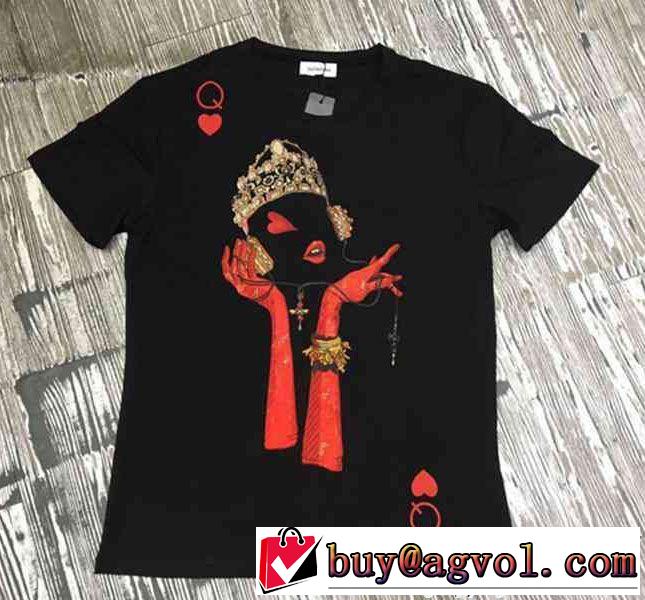 2018【SALE！】 ドルチェ＆ガッバーナ 2色可選 流行の注目ブランド Dolce&Gabbana 半袖Tシャツ