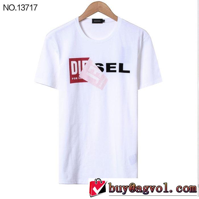 半袖Tシャツ 4色可選 ディーゼル DIESEL 柔らかい手触り 2018春夏新作 大人キレイめ