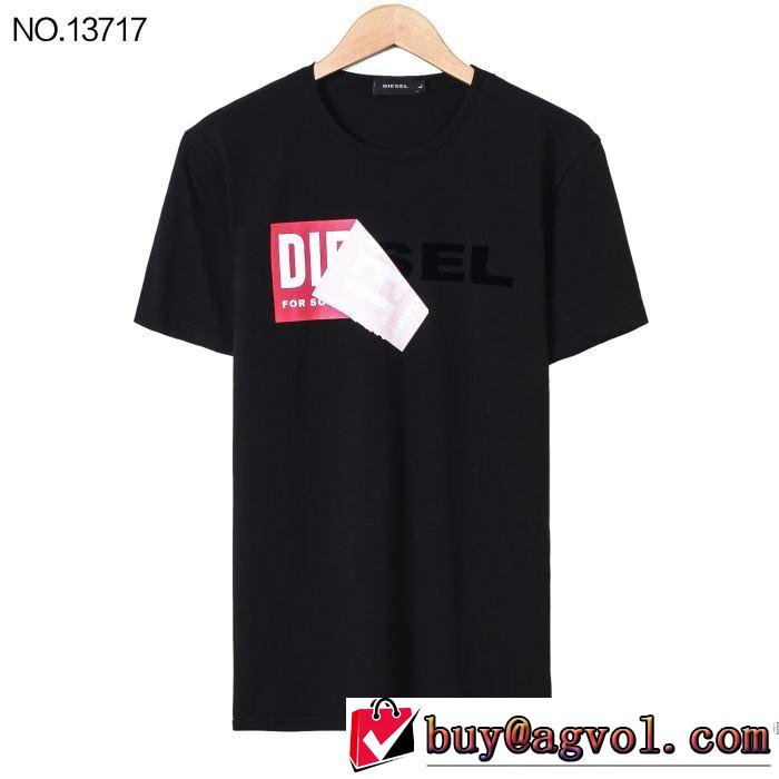 半袖Tシャツ 4色可選 ディーゼル DIESEL 柔らかい手触り 2018春夏新作 大人キレイめ