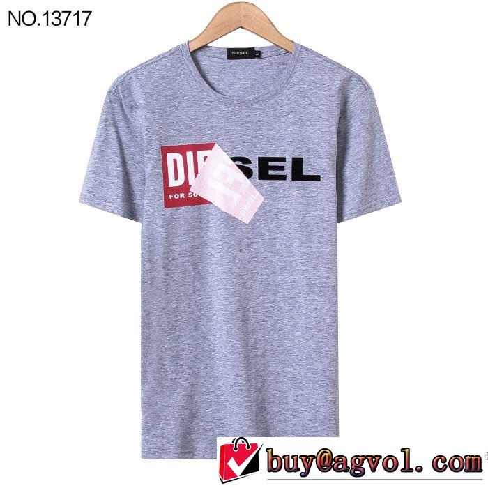 半袖Tシャツ 4色可選 ディーゼル DIESEL 柔らかい手触り 2018春夏新作 大人キレイめ