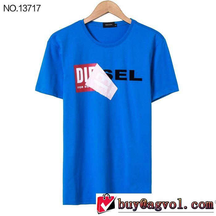半袖Tシャツ 4色可選 ディーゼル DIESEL 柔らかい手触り 2018春夏新作 大人キレイめ
