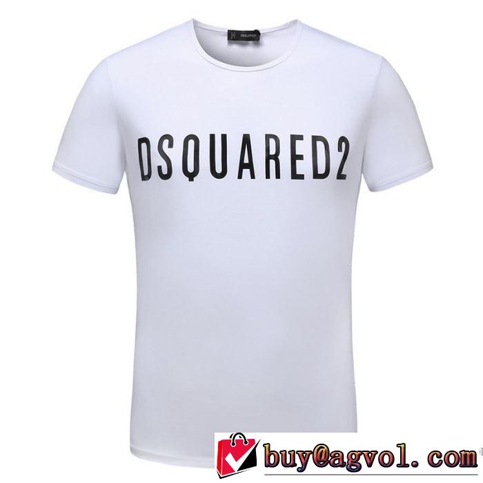ディースクエアード DSQUARED2 絶妙な新商品 2018春夏新作 通気性に優れた 半袖Tシャツ 2色可選