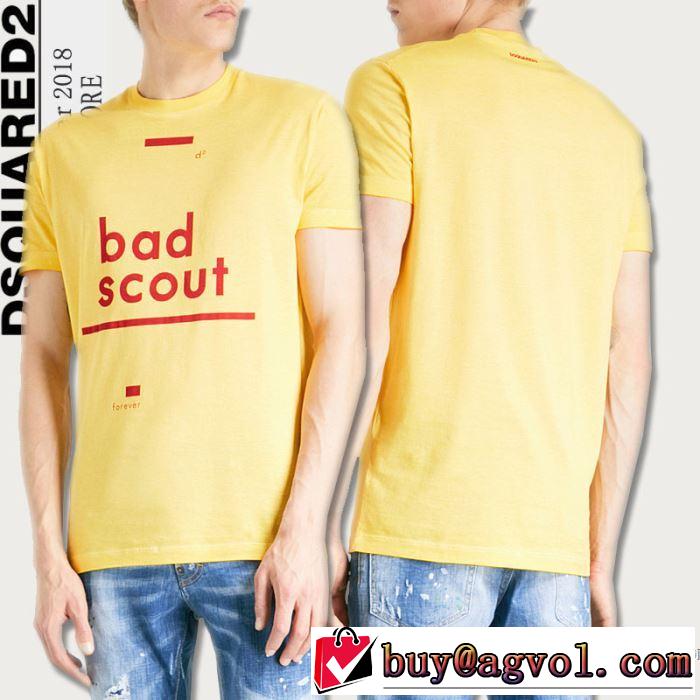  ディースクエアード DSQUARED2 2018春夏新作 クールビズ 半袖Tシャツ 3色可選 超人気美品