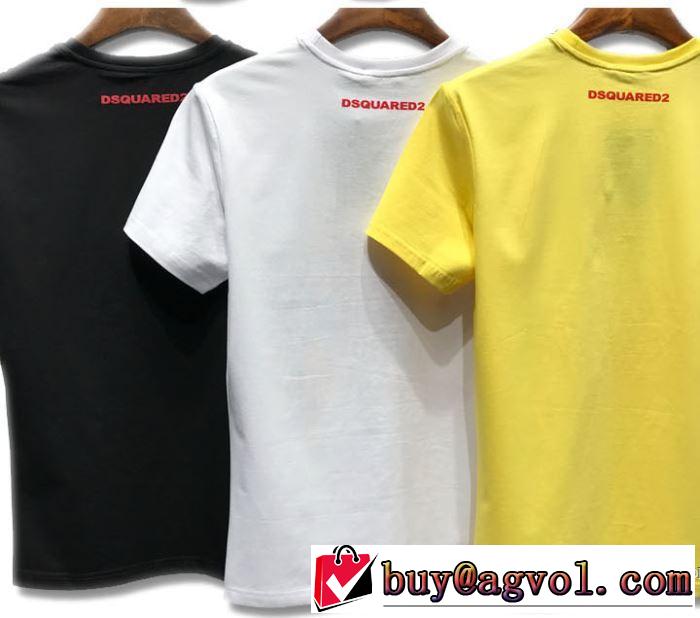 ディースクエアード DSQUARED2 2018春夏新作 クールビズ 半袖Tシャツ 3色可選 超人気美品