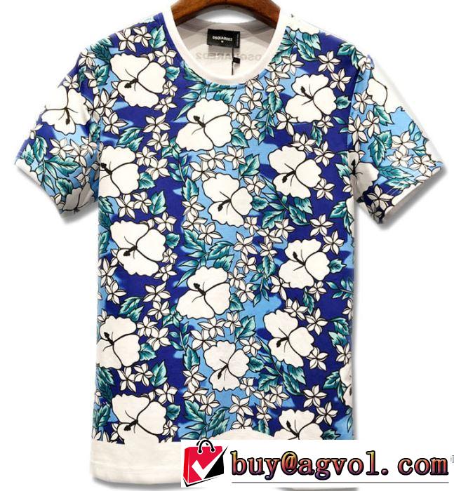 ディースクエアード DSQUARED2 ラックスした雰囲気 2018春夏新作 最終数量限り！ 半袖Tシャツ