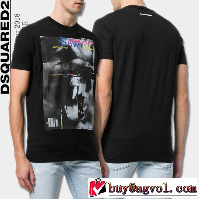 2色可選 2018新品入荷 ストリートファッション ディースクエアード DSQUARED2 半袖Tシャツ