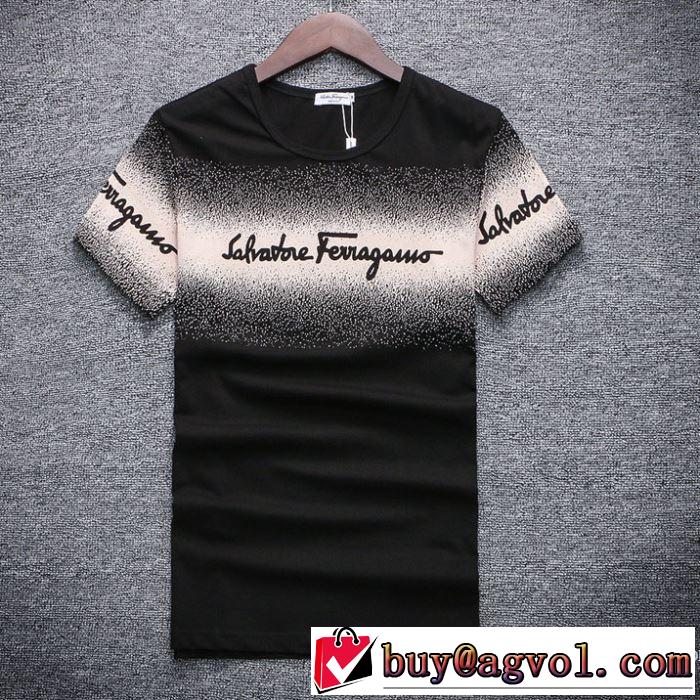2018春夏新作 シンプル 半袖Tシャツ 4色可選 サルヴァトーレフェラガモ FERRAGAMO 長く愛用できる