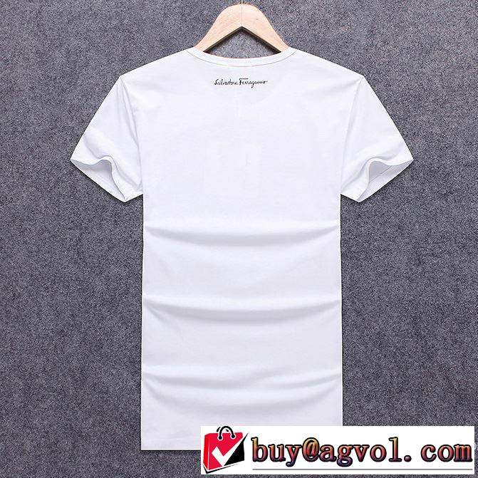 軽量で薄手の サルヴァトーレフェラガモ FERRAGAMO 乾きやすい 2018春夏新作 半袖Tシャツ 3色可選