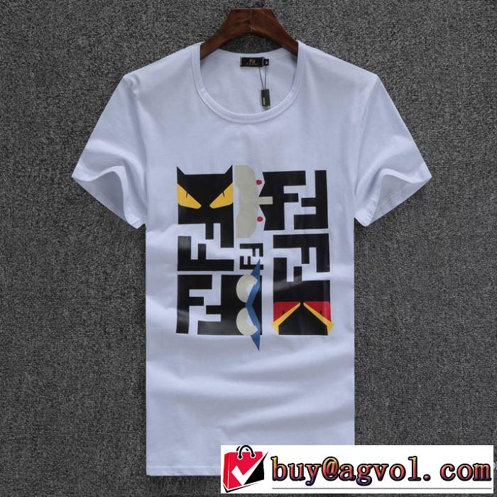 2018春夏新作 半袖Tシャツ フェンディ FENDI 2色可選 吸汗性に優れ 人気 ランキング