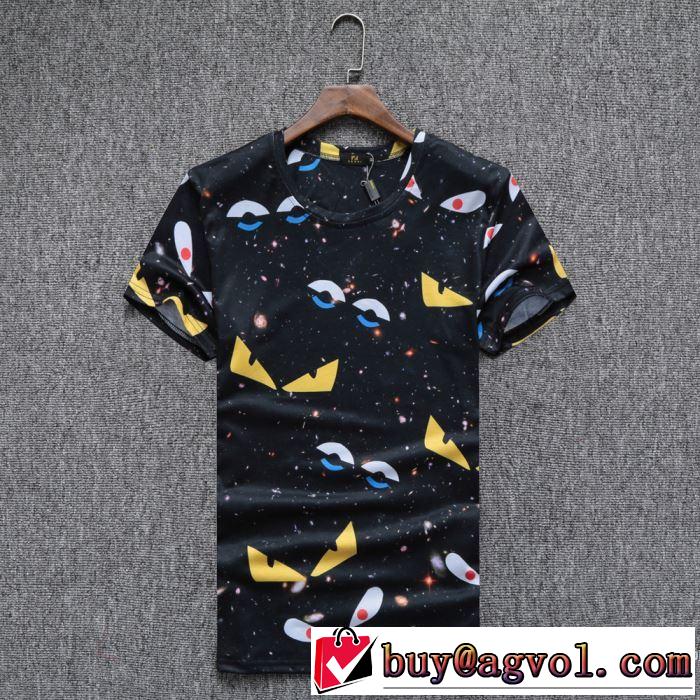  注目美品 2018春夏新作 半袖Tシャツ フェンディ FENDI 4色可選 肌に馴染みやすい