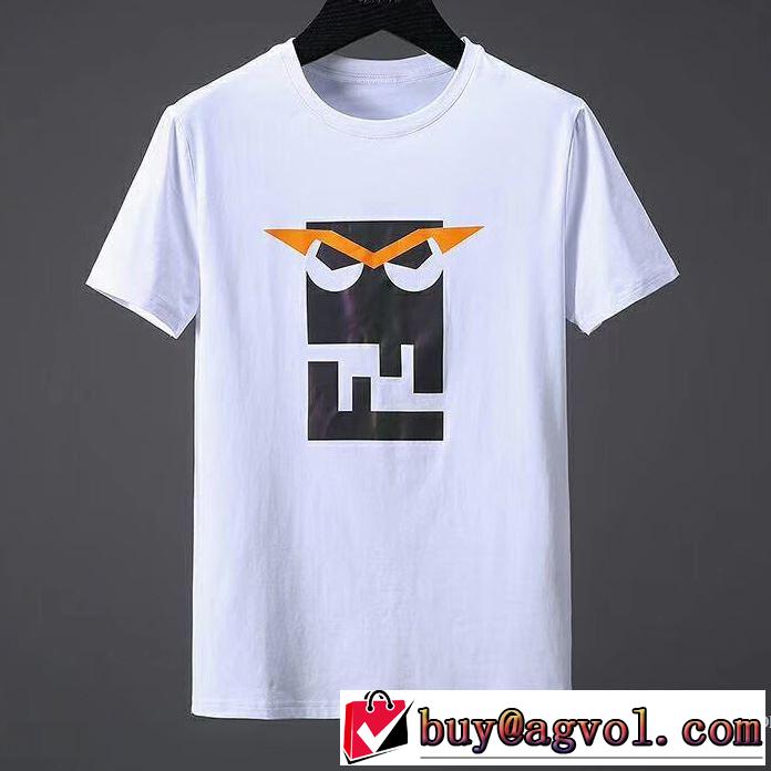 2色可選 快適な着心地 2018春夏新作 稀少*入手困難 半袖Tシャツ フェンディ FENDI