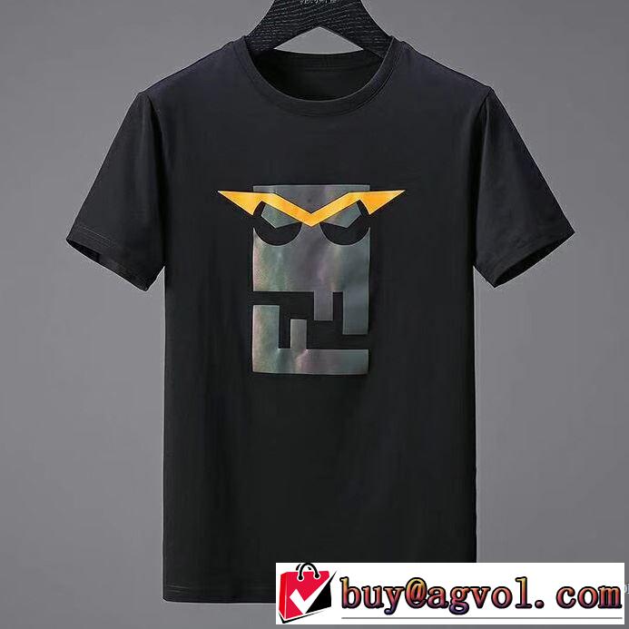 2色可選 快適な着心地 2018春夏新作 稀少*入手困難 半袖Tシャツ フェンディ FENDI