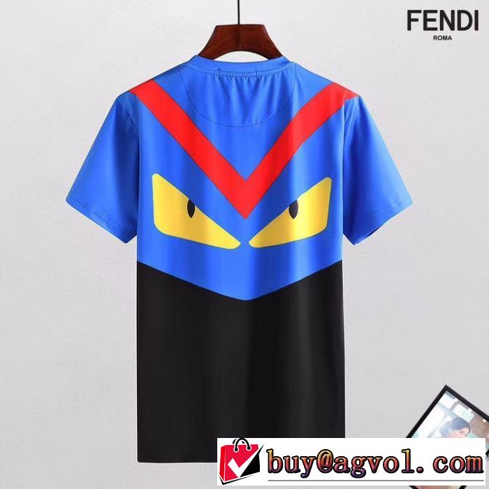 魅力をプラス 半袖Tシャツ フェンディ FENDI 2018春夏新作 着回し度抜群