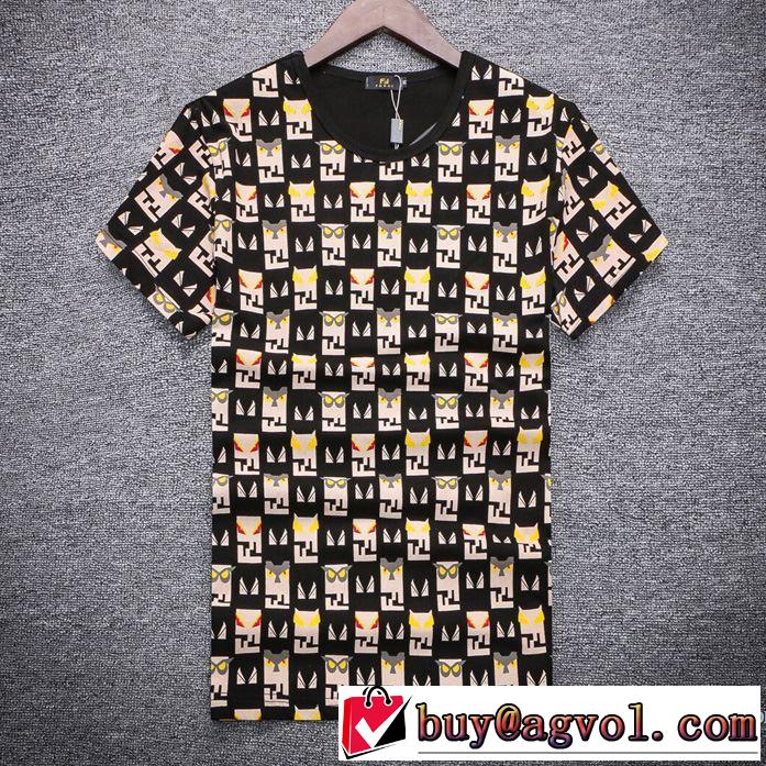 今季爆発的な人気 2018春夏新作 3色可選 カジュアル 半袖Tシャツ フェンディ FENDI