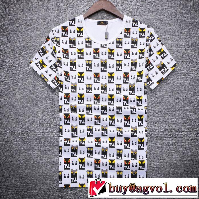 今季爆発的な人気 2018春夏新作 3色可選 カジュアル 半袖Tシャツ フェンディ FENDI