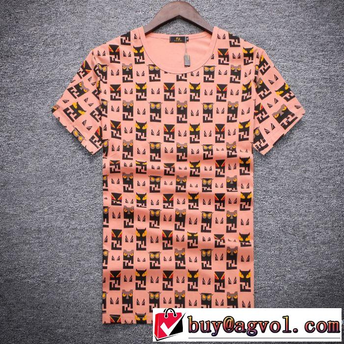 今季爆発的な人気 2018春夏新作 3色可選 カジュアル 半袖Tシャツ フェンディ FENDI