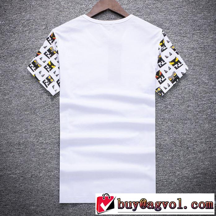 今季爆発的な人気 2018春夏新作 3色可選 カジュアル 半袖Tシャツ フェンディ FENDI