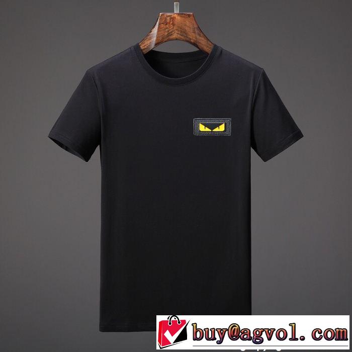 フェンディ FENDI 超定番人気 2018人気の主流アイテム 半袖Tシャツ 2色可選