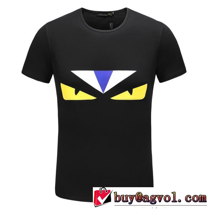  主役級のアイテム 2色可選 フェンディ FENDI 半袖Tシャツ 2018年人気満々のブランド