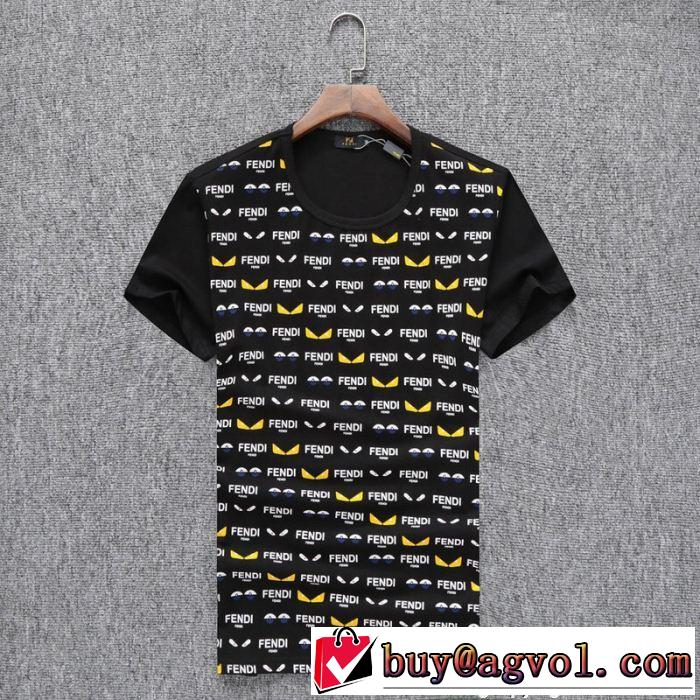 フェンディ FENDI 半袖Tシャツ 3色可選 SALE品追加 2018夏の定番新品到来! 今年人気定番