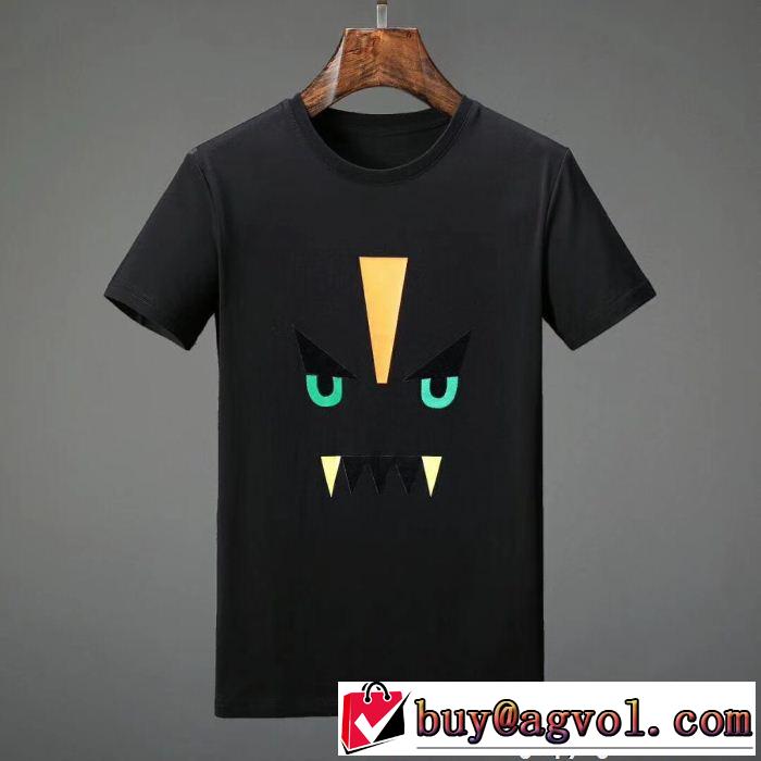 2018年春夏シーズン フェンディ FENDI 半袖Tシャツ 2色可選 毎年流行り定番アイテムおすすめ