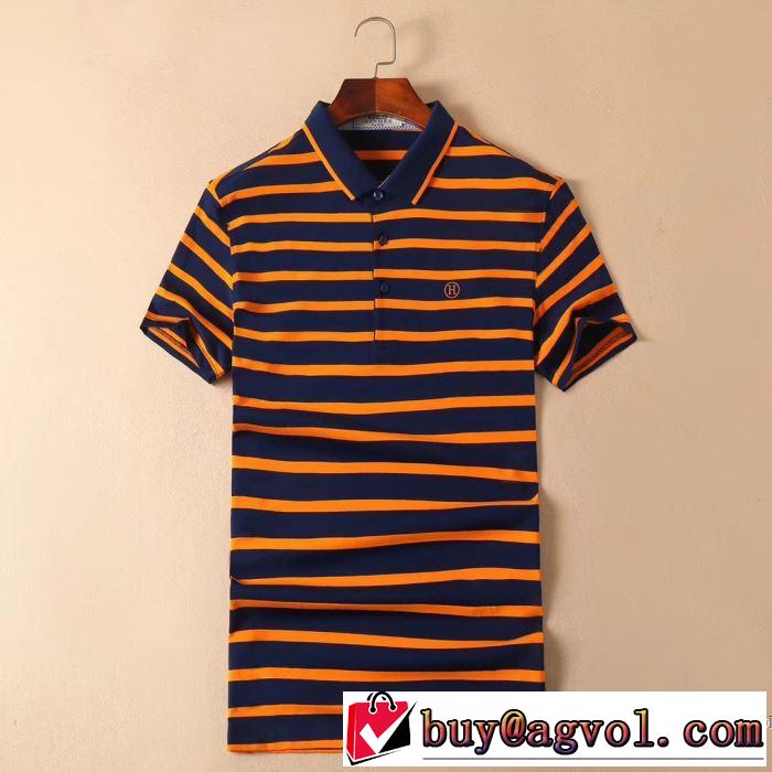  細身のシルエット 海外先行発売！ 2018春夏新作 半袖Tシャツ 3色可選 エルメス HERMES