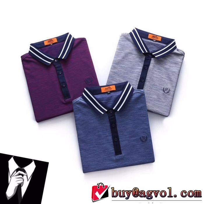 ファッションスタッズ 2018年春夏入荷 エルメス HERMES 半袖Tシャツ 3色可選