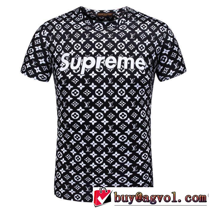 2018春夏新作 雑誌掲載アイテム 半袖Tシャツ 2色可選 収縮性のある ルイ ヴィトン LOUIS VUITTON