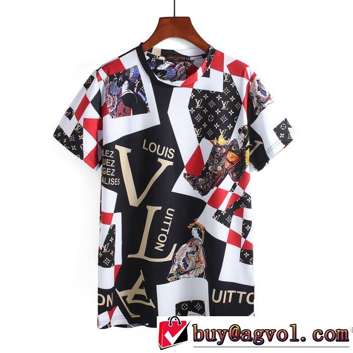 2018春夏新作 半袖Tシャツ ルイ ヴィトン LOUIS VUITTON 2色可選 【新型タイプ入荷】 シンプル