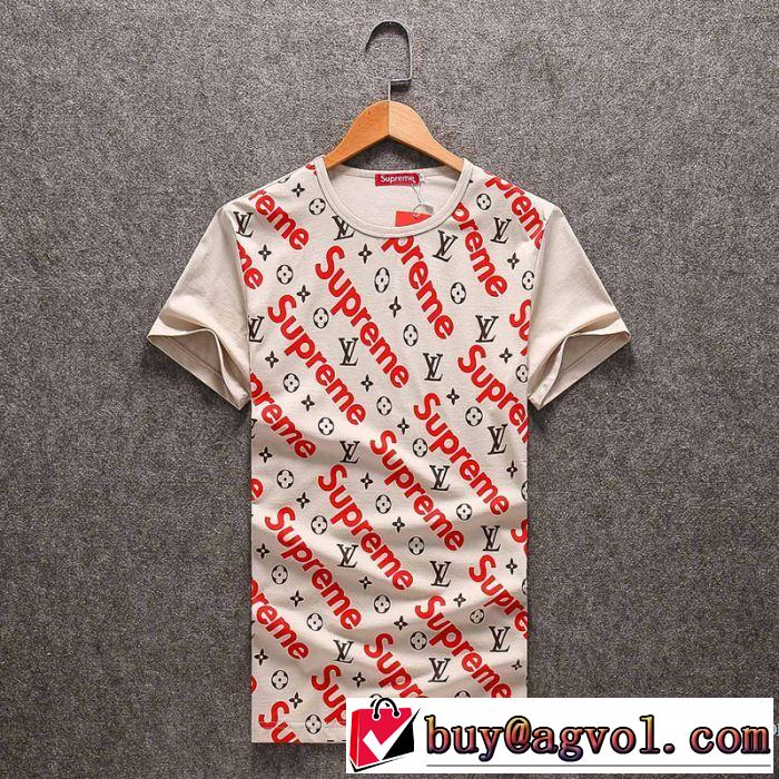 2018春夏新作 モデル大絶賛 半袖Tシャツ ルイ ヴィトン LOUIS VUITTON 3色可選 着心地満点