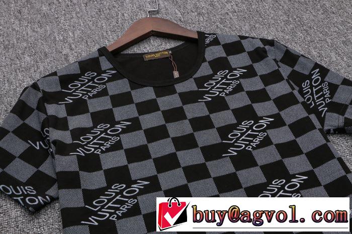 使い勝手も抜群！LOUIS VUITTONルイヴィトンスーパーコピーのビジネス用メンズクルーネック半袖Tシャツ